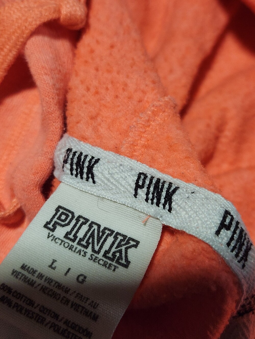 PINK Victoria's Secret Full Zip Hooded Sweatshirt - Picture 2 of 3